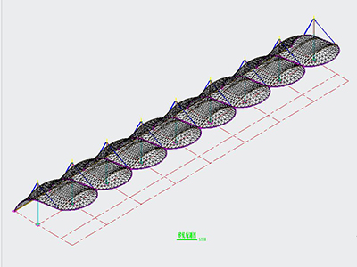 膜结构设计CAD图纸